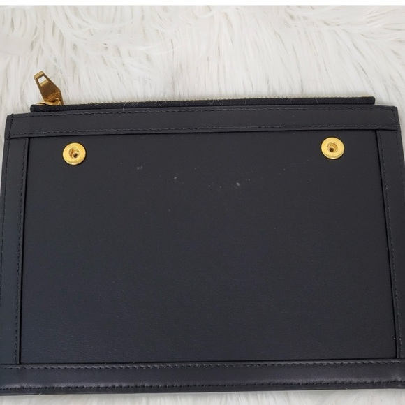 ‼️WOW‼️ BALMAIN PARIS B-Army 26 Logo Leather Crossbody Handbag Purse Black - Picture 10 of 14